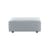 Pouf d'extérieur Plastics OUTDOOR x Liberty tissu bleu / 88 x 88 x H 30 cm - Kartell