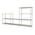 Scaffale Montana Free 312000 legno grigio / L 203,4 x P 38 x H 109,9 cm - MONTANA