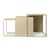Tavolini estraibili Cluster metallo beige / Set di  3 - Ferm Living