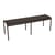 Banc Luxembourg 3/4 places / L 145 cm - Aluminium - Fermob