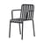 Fauteuil empilable Palissade métal gris noir / Bouroullec, 2016 - Hay