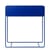 Pflanzgefäß mit Gestell Plant Box metall blau / L 60 x H 65 cm x Tiefe 25 cm - Ferm Living