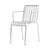 Fauteuil empilable Palissade gris métal / Bouroullec, 2016 - Hay