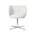 Rico Swivel armchair textile white / Bouclé fabric - Ferm Living