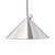 Suspension Pose LED métal argent / Ø 43 x H 30 cm - Orientable - Tom Dixon