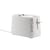Plissé Toaster plastic material white / 2 slices - 850W - UK version - Alessi