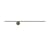 Coordinates W1 Wall light grey silver metal LED / L 80 cm - Flos