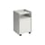 Desserte à roulettes Folded Low métal gris / 1 porte - H 61,5 cm - Muuto