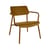 Fauteuil bas empilable Studie métal jaune - Fermob