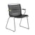 Fauteuil Click Dining plastique noir / Accoudoirs bambou - Houe
