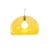 Pendelleuchte FL/Y plastikmaterial gelb / Ø 52 cm - Kartell