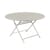 Table pliante Caractère métal gris / Ø 128 cm / 7 personnes - Fermob
