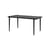 Tavolo rettangolare Midi metallo nero / 160 x 80 cm - 6 persone - TIPTOE