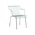 Fauteuil de repas empilable South métal bleu / Konstantin Grcic, 2023 - Magis