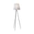 Lampada a stelo Rosy Angelis metallo tessuto bianco - Flos