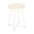 Tabouret Cocotte métal beige / Table d'appoint - H 45 cm - Fermob