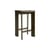 Tabouret haut Chisel 30 Low bois vert / H 65 cm - Hay