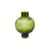 Vase Hot Air Balloon glas grün / H 30 cm - Pols Potten