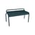 Banc empilable Luxembourg métal bleu / Compact - 2 places / L 90 cm - Fermob