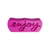 Enjoy Bench plastic material pink / 2 seats - L 124 cm / Indoor & outdoor - Slide