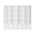 Bibliothèque Stacked bois blanc / Configuration 1 - L 262 x H 228 cm - Muuto