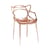 Chaise empilable Masters plastique cuivre / Métallisé - Philippe Starck, 2010 - Kartell