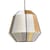 Bonbon Large Lampshade metal textile grey beige / Ø 50 cm - Hand-woven wool - Hay