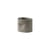Pot de fleurs Ridge céramique marron / L 18,5 x P 14,5 x H 15,2 cm - Muuto