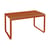 Bellevie Rectangular table metal orange / 140 x 80 cm - 4 persons - Fermob