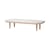 Table basse FLY marbre blanc bois naturel / Marbre - 120 x 60 cm - &tradition