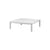 Table basse Maximo blanc / 80 x 80 x H 25,5 cm - NARDI