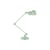Signal SI333 Table lamp metal green / 2 arms - H 60 cm - Design 1950 - Jieldé