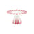 Tortenplatte Delight keramik rot / handdekoriert - Ø 22 cm - Alessi