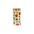 Vase Toiletpaper - Frames glas bunt / Medium - Ø 15 x H 30 cm/ Gold-Detail 24K - Seletti