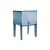 Small Ghost Buster Bedside table plastic material blue / W 40 x H 57 cm - Philippe Starck 2010 - Kartell