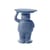 Beistelltisch Ambrogio plastikmaterial blau / 42,5 x 38,5 x H 60,5 cm - Polyethylen - Slide
