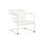 Poltrona bassa Palissade Cantilever Lounge metallo bianco - Hay