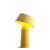 Lampada senza fili ricaricabile Bicoca materiale plastico giallo - Marset
