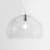 Suspension FL/Y Small plastique transparent / Ø 38 cm - Kartell