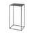 Table basse Slim Irony métal noir / 31 x 31 x H 64 cm - Zeus