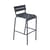 Chaise de bar Luxembourg métal noir / H 80 cm - Aluminium - Fermob