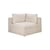 Canapé modulable Mellow Ethnicraft / Module angle - Blanc - Tissu ...