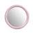 Miroir mural Churros rose / Ø 44.5 cm - & klevering
