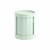 Rangement Facet Low vert menthe / H 49 cm - 1 porte / Avec roulettes - Hay