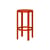 Tabouret haut Doon métal rouge / H 65 cm - NOO.MA