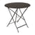 Klapptisch Bistro metall braun /Ø 77 cm - 3/4 Personen - Loch für Sonnenschirm - Fermob