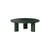 Couchtisch Galta Forte holz grün / Ø 100 x H 36 cm - KANN DESIGN