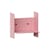 Étagère Pli métal rose / L 20 x P 15 cm - TIPTOE