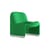 Fauteuil rembourré Alky tissu vert / Giancarlo Piretti, 1970 - ANONIMA CASTELLI