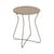 Hocker Cocotte metall beige / Beistelltisch - H 45 cm / Metall - Fermob